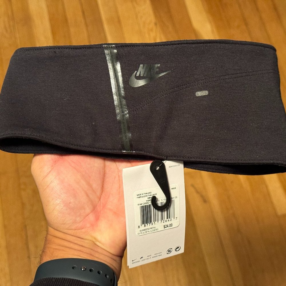 Nike Therma-FIT Tech Fleece Headband - Black (NWT)